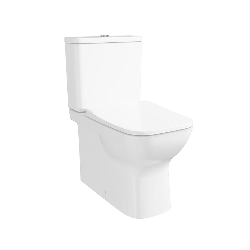 Vitra S20 Square Back To Wall Close Coupled Toilet Pan Only - White