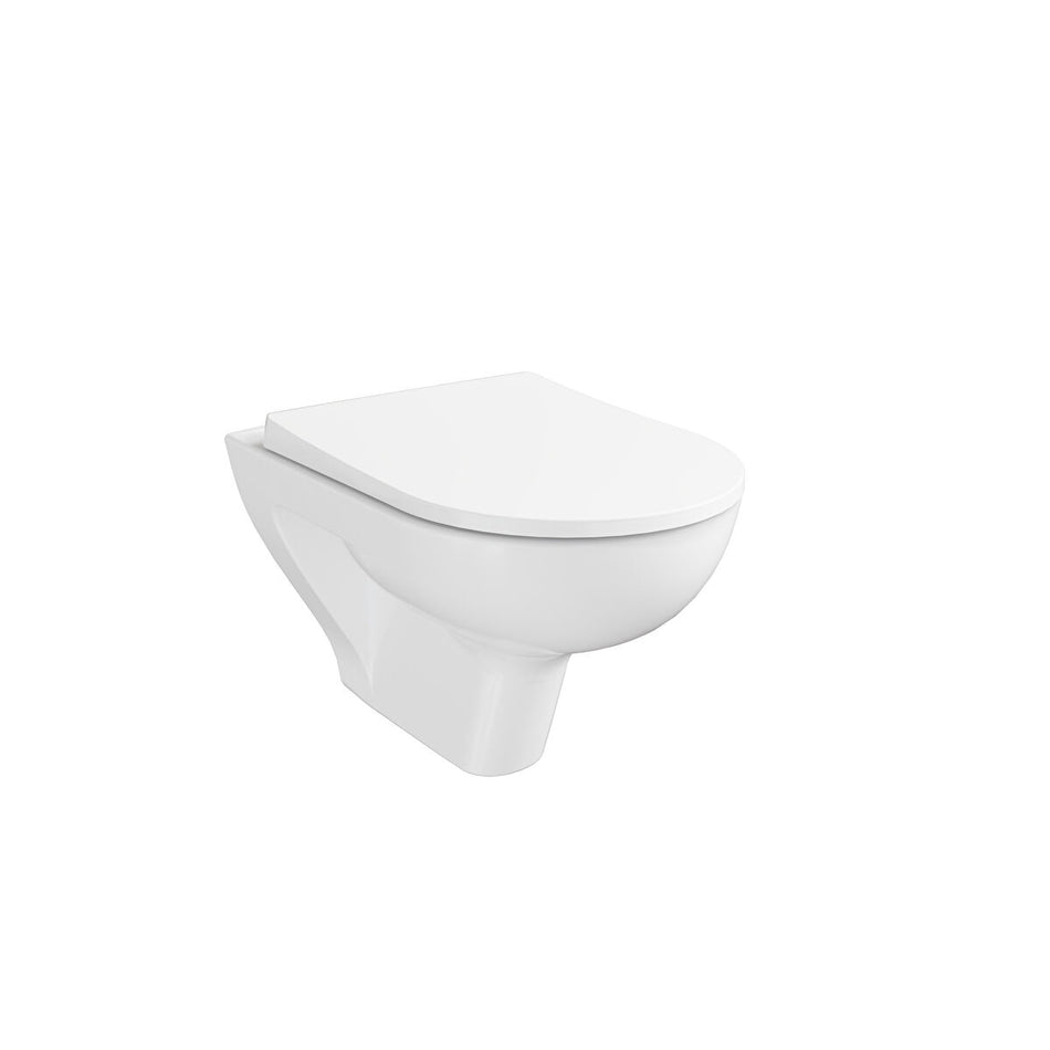 Vitra S20 Round Wall Hung Toilet Pan Only - White