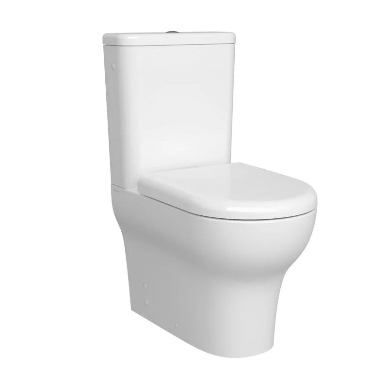 VitrA Zentrum Smooth Flush Fully Shrouded Close Coupled Toilet Pan - White