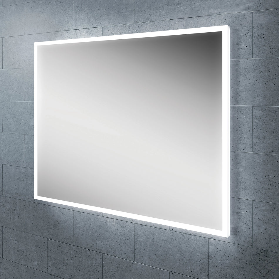 HIB Globe Large LED Illuminated Mirror - White
