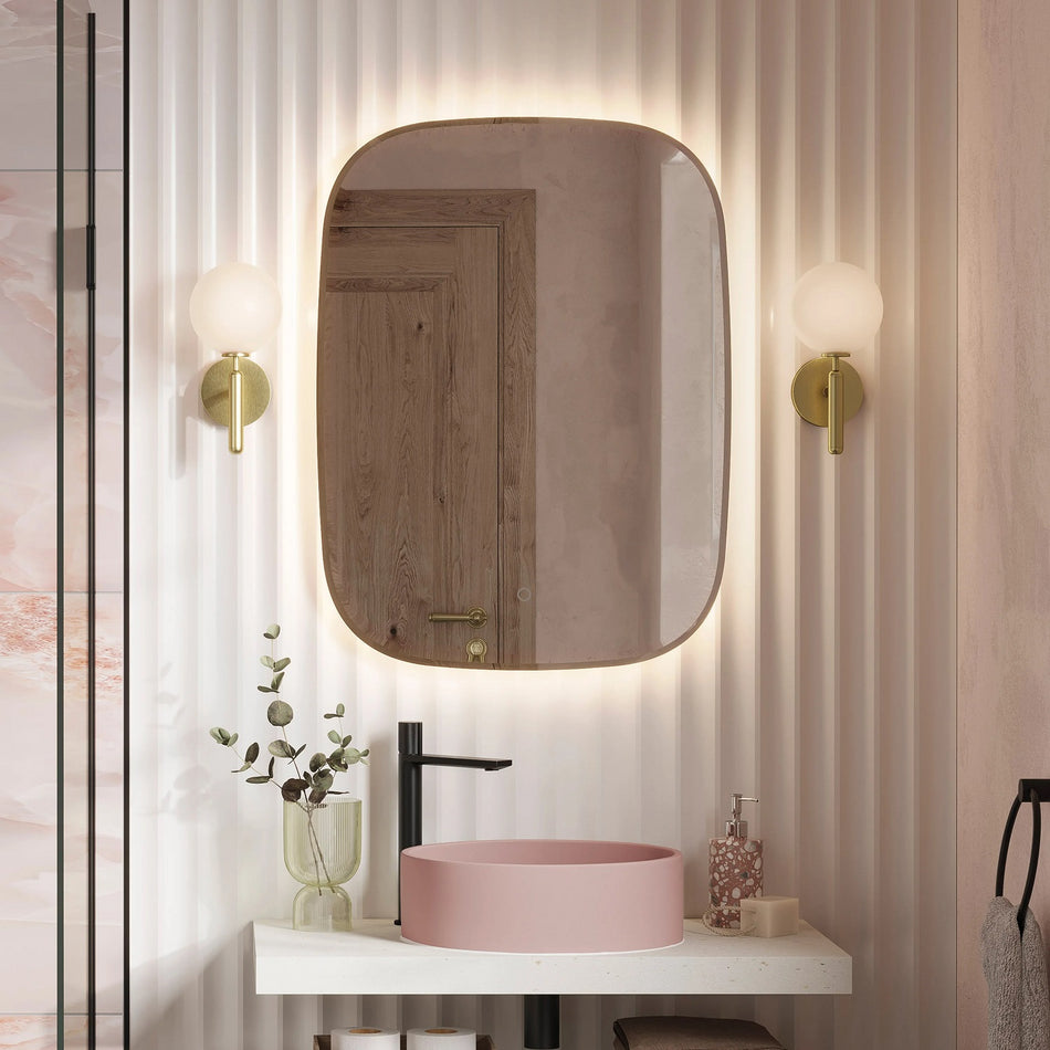 HIB Quinn LED Illuminated Mirror