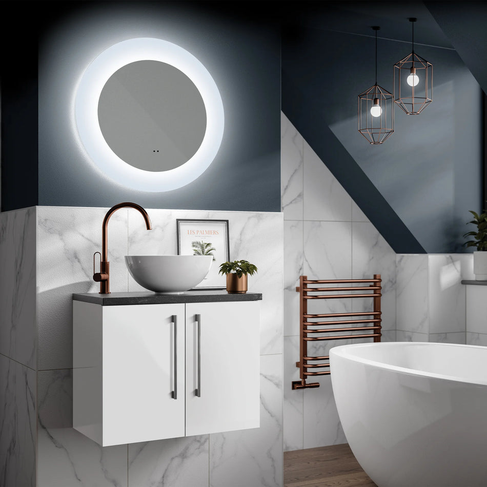 HIB Cassini Round Illuminated Mirror