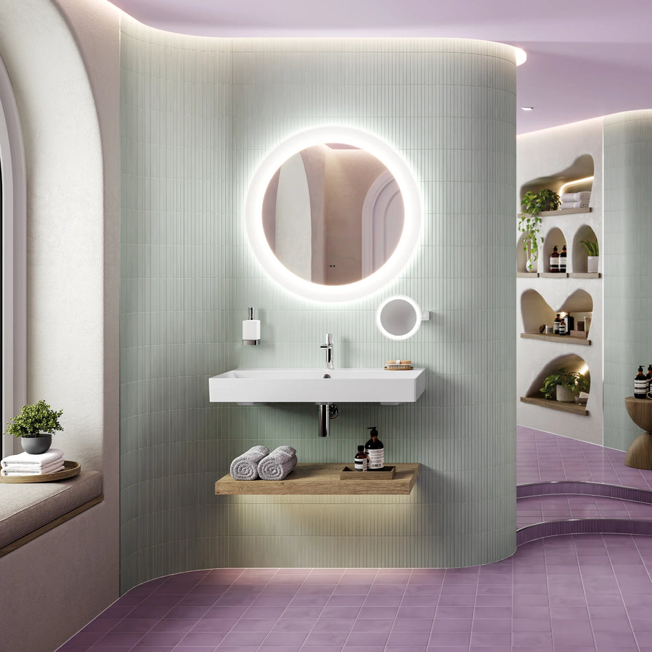 HIB Cassini Round Illuminated Mirror