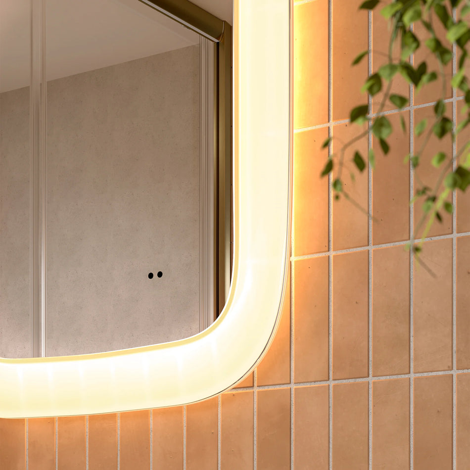 HIB Cassini Curve Illuminated Mirror - 600mm