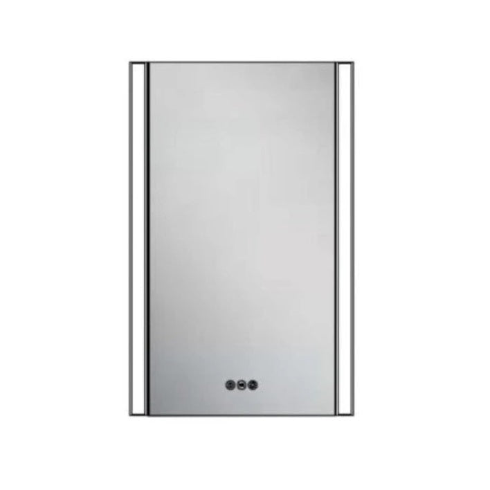 HIB Fold Illuminated Bathroom Mirror with Adjustable Lighting - 600mm x 800mm