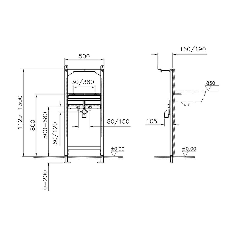 Vitra Metal Frame For Basin