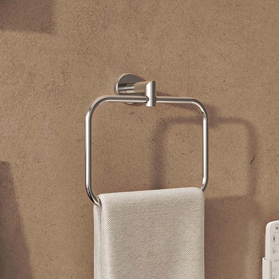 Vitra Minimax Towel Ring - Chrome