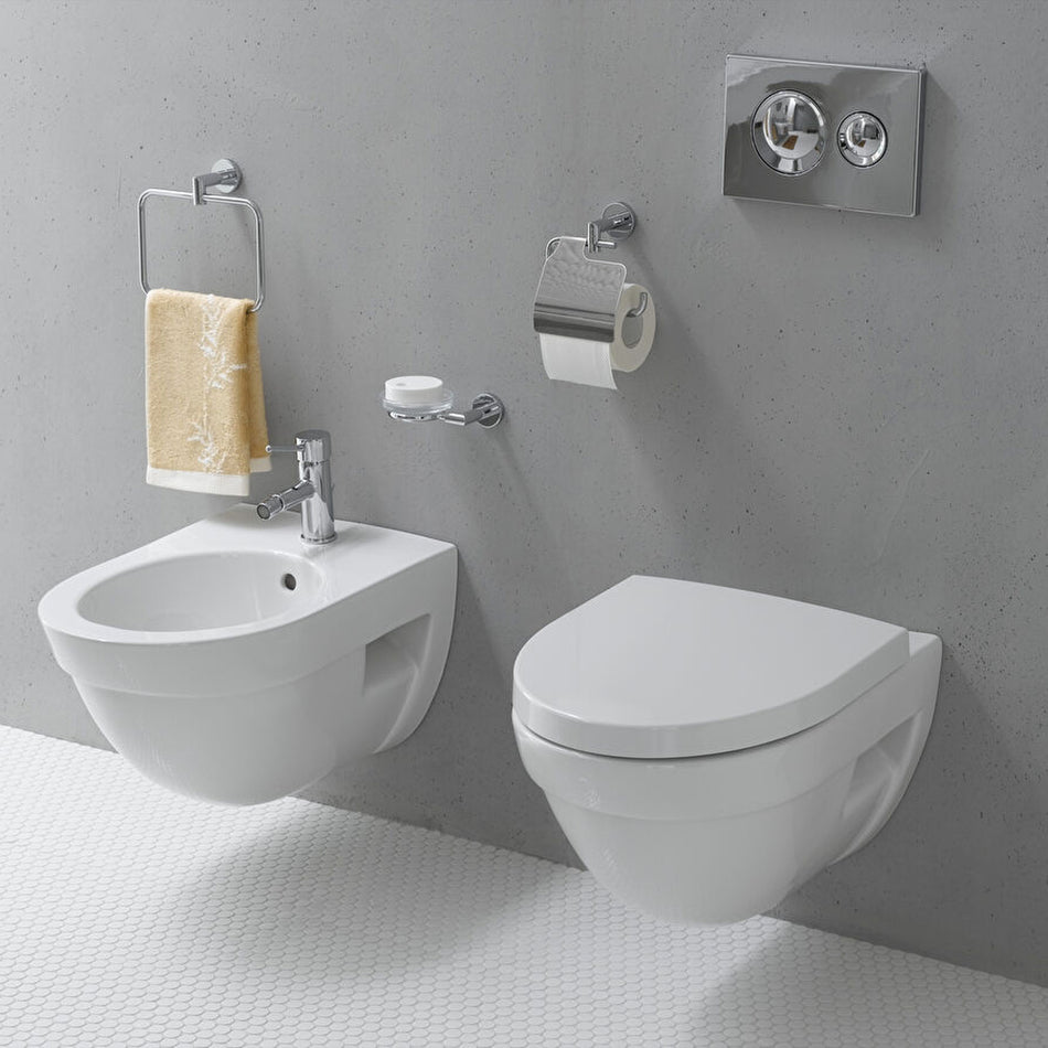 Vitra Minimax Covered Toilet Roll Holder - Chrome